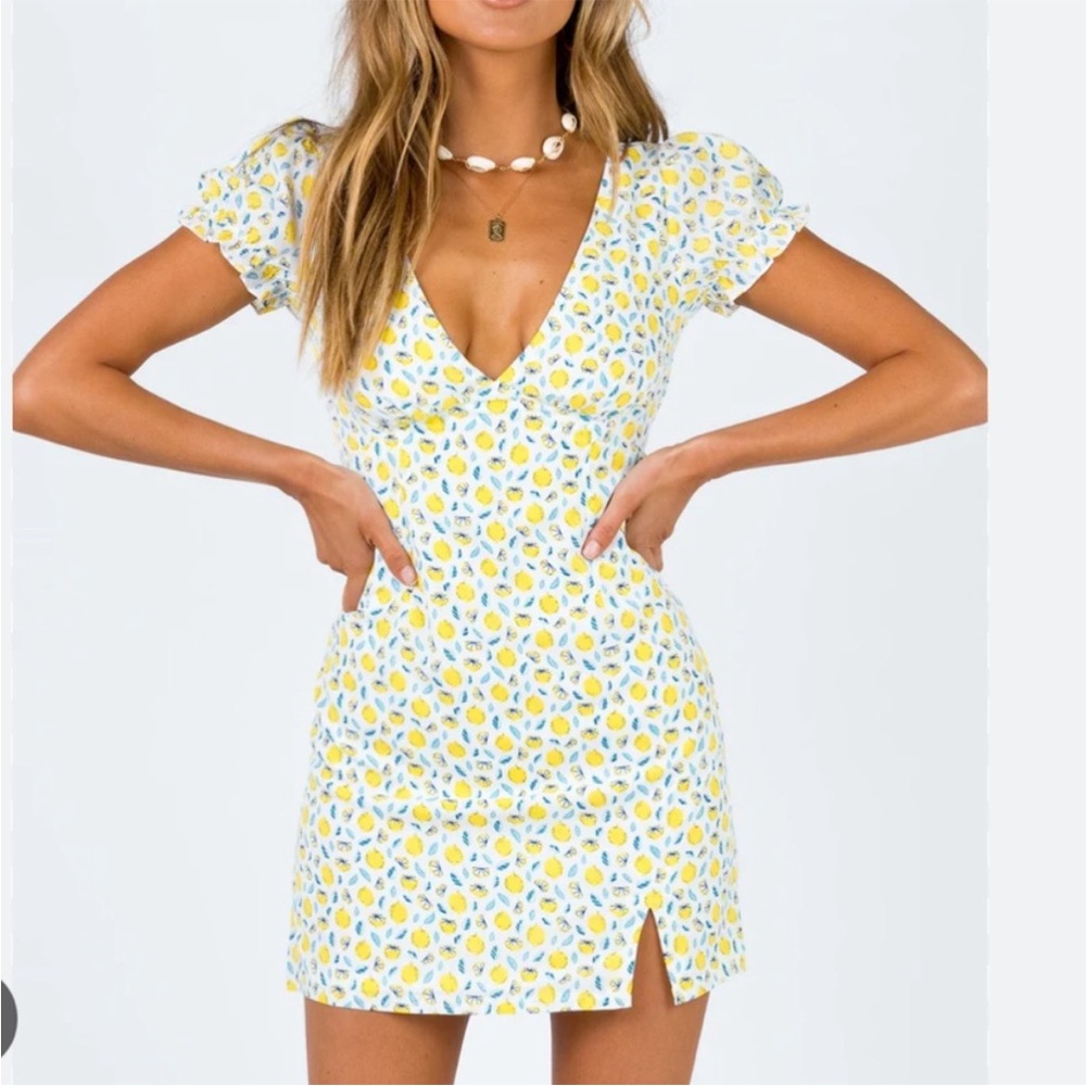 Princess Polly Lemon Dress